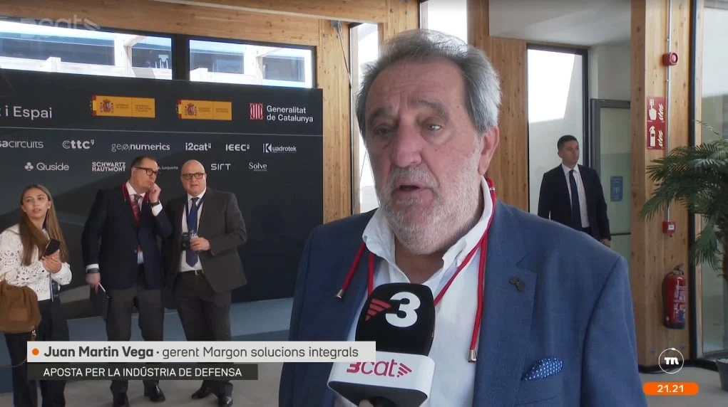 Juan Martin Vega, gerente de Margon en declaraciones a TV3 Juan Martin Vega, gerente de Margon en declaraciones a TV3